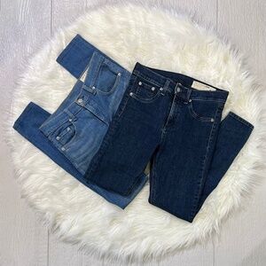 EUC [rag & bone] BUNDLED X2 Skinny Mid Rise Denim Ankle Blue Jeans | 25 · 0 · XS